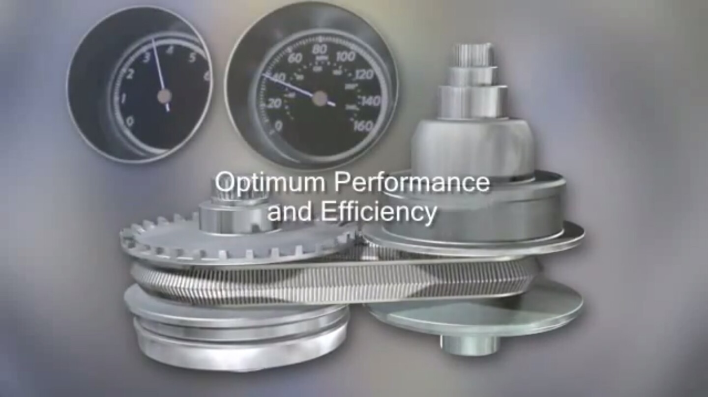 This shot from a Suzuki video explaining the advantages of the CVT