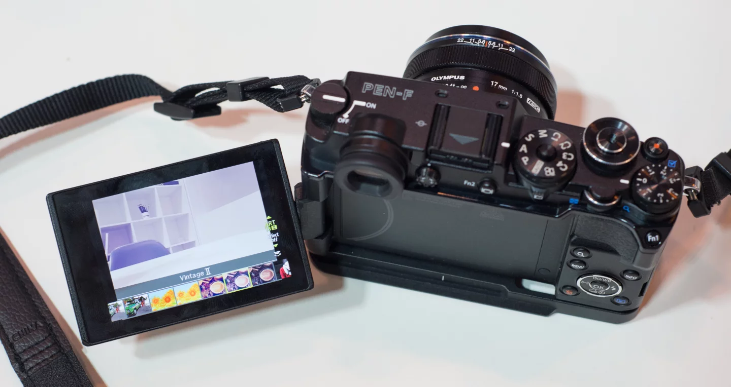 Art-filters on the Olympus PEN-F can now be selected from an Instagram-style menu