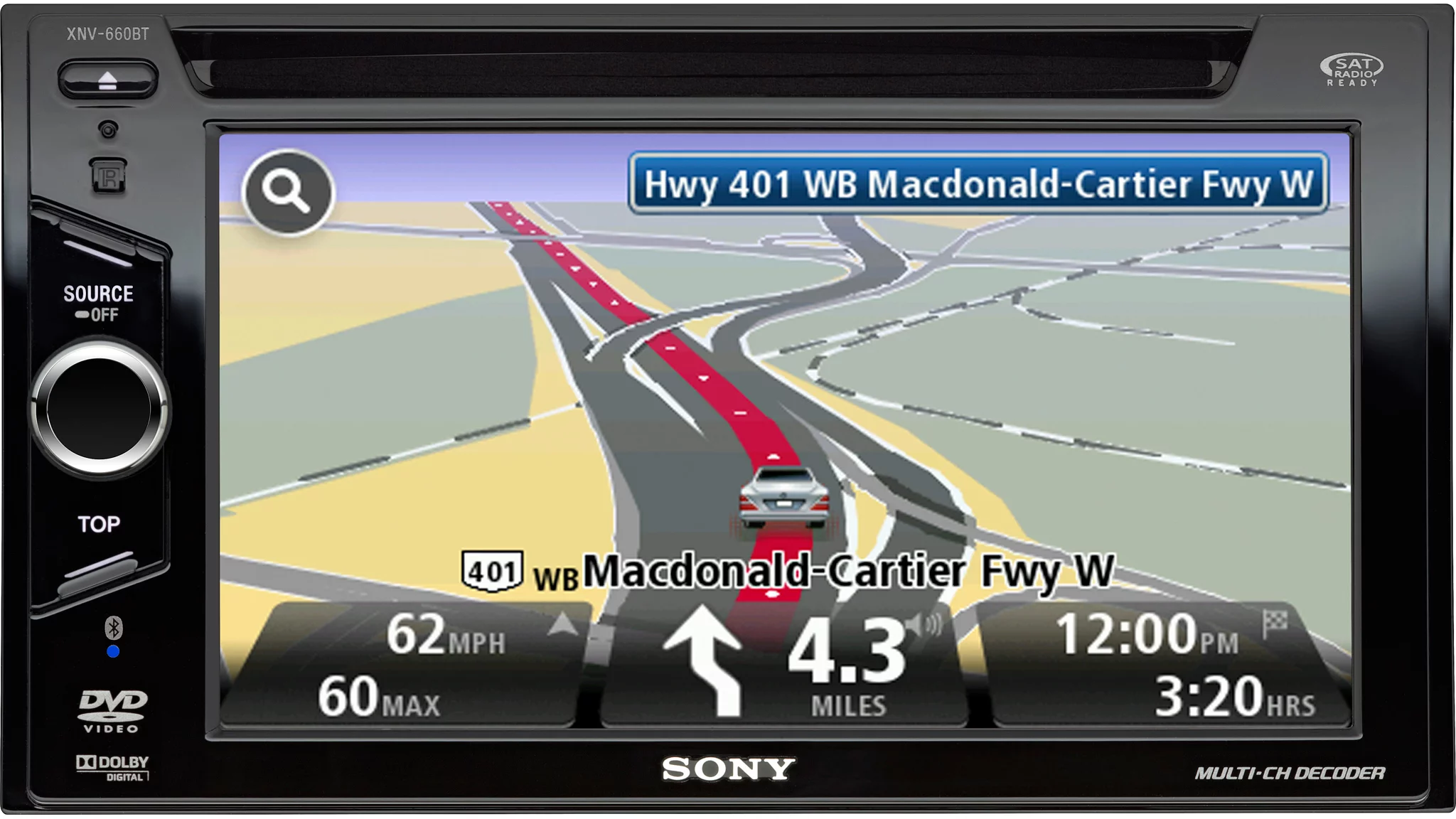 The 6.1-inch XNV-660BT