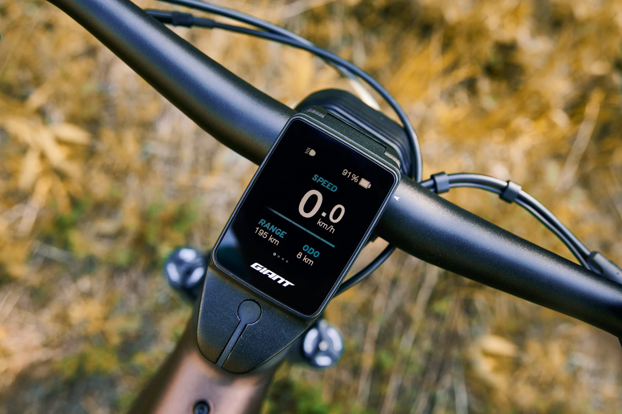 The Stormguard E+ sports a tidy full-color display for at-a-glance ride metrics plus wireless communication with a smartphone running a companion app