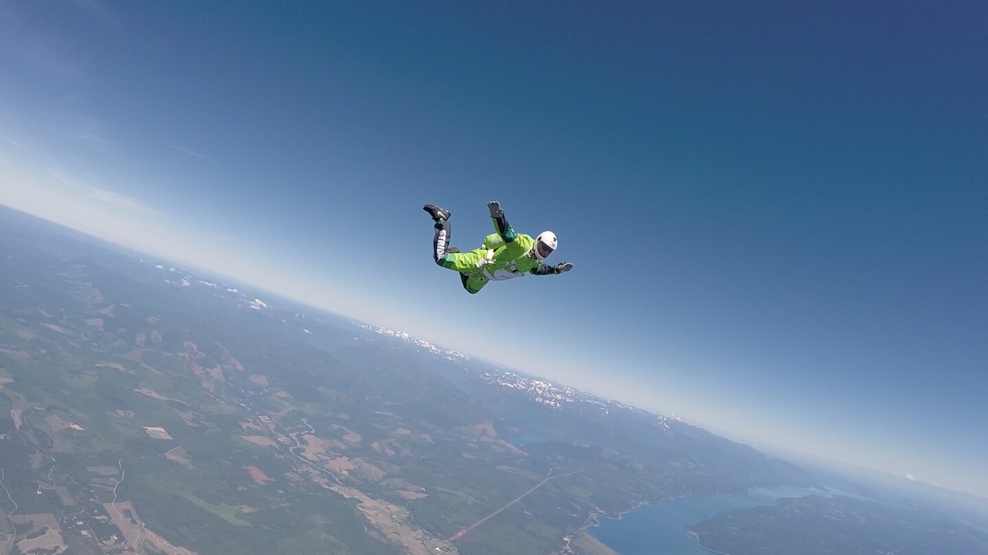 Aikins helped train Felix Baumgartner for his historic Stratos jump