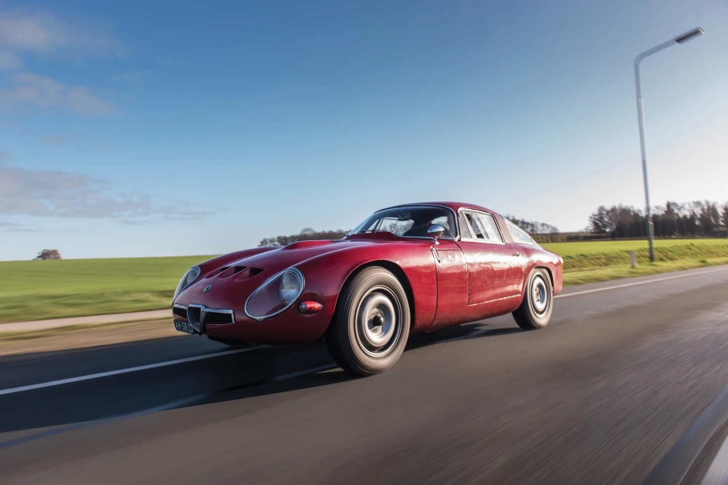 This 1965 Alfa Romeo Giulia Tubolare Zagato has an estimated price of $1,035,500 to $1,308,000