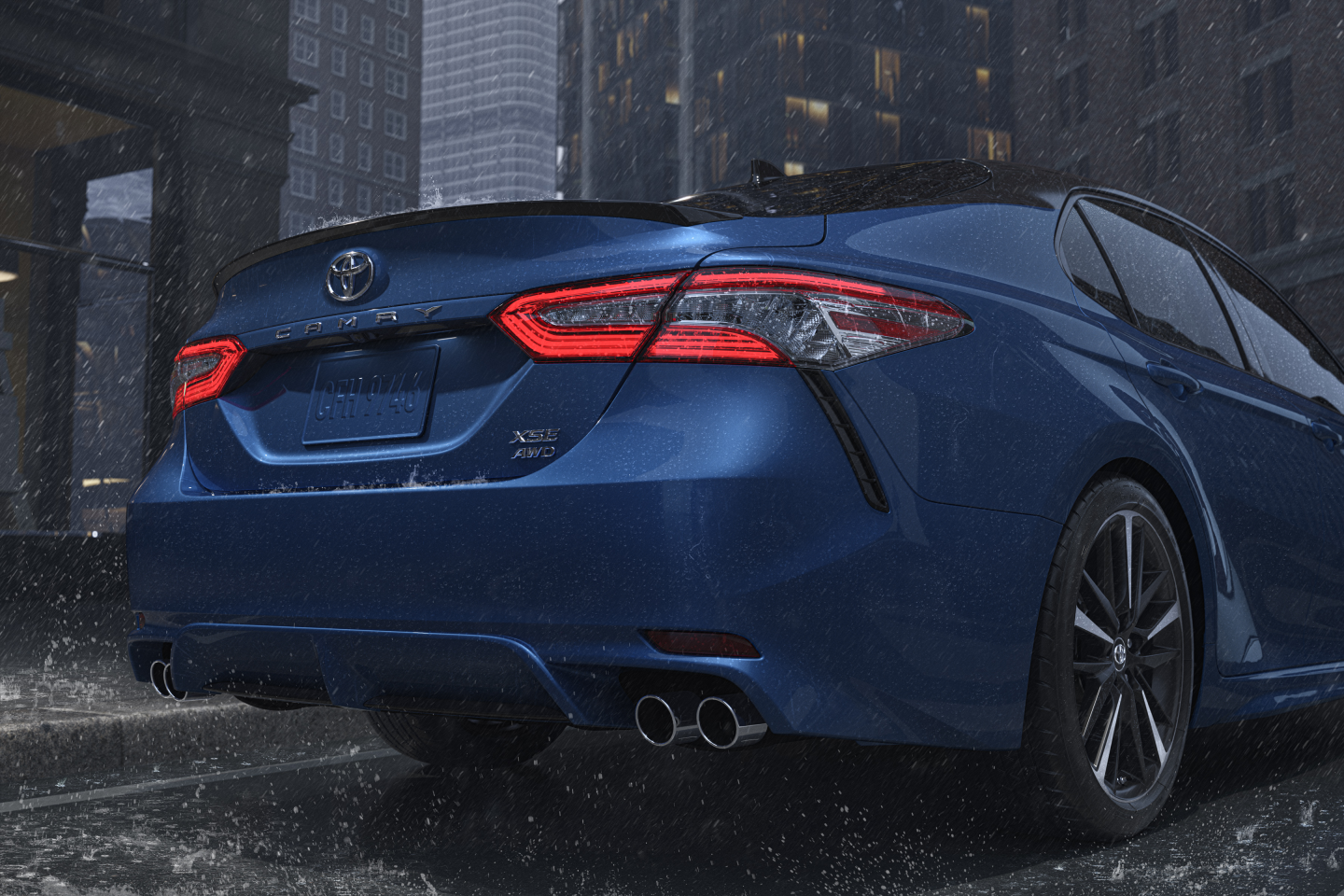 An added "AWD" badge to the rear of the car will be all that visually differentiates a standard from an AWD model Camry or Avalon