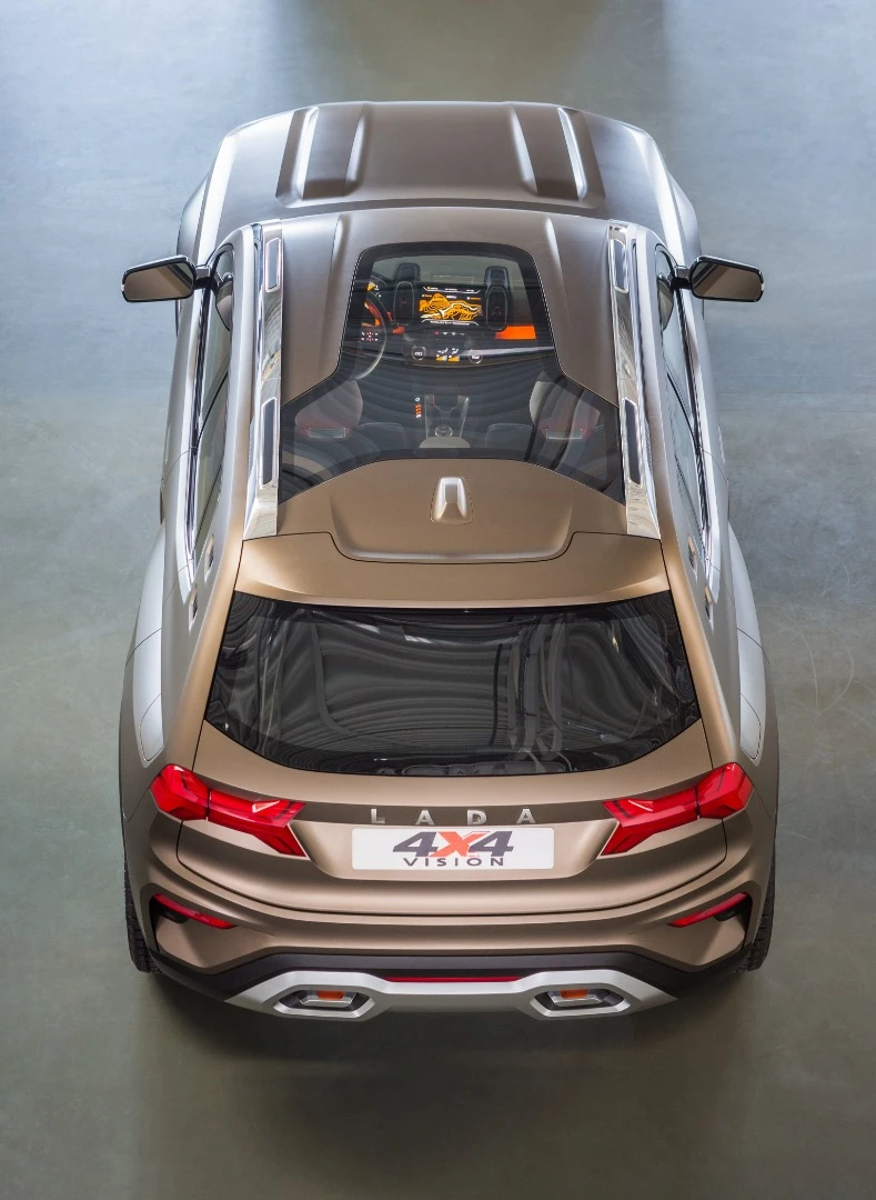 Lada 4x4 Vision: T-shaped sunroof looks great