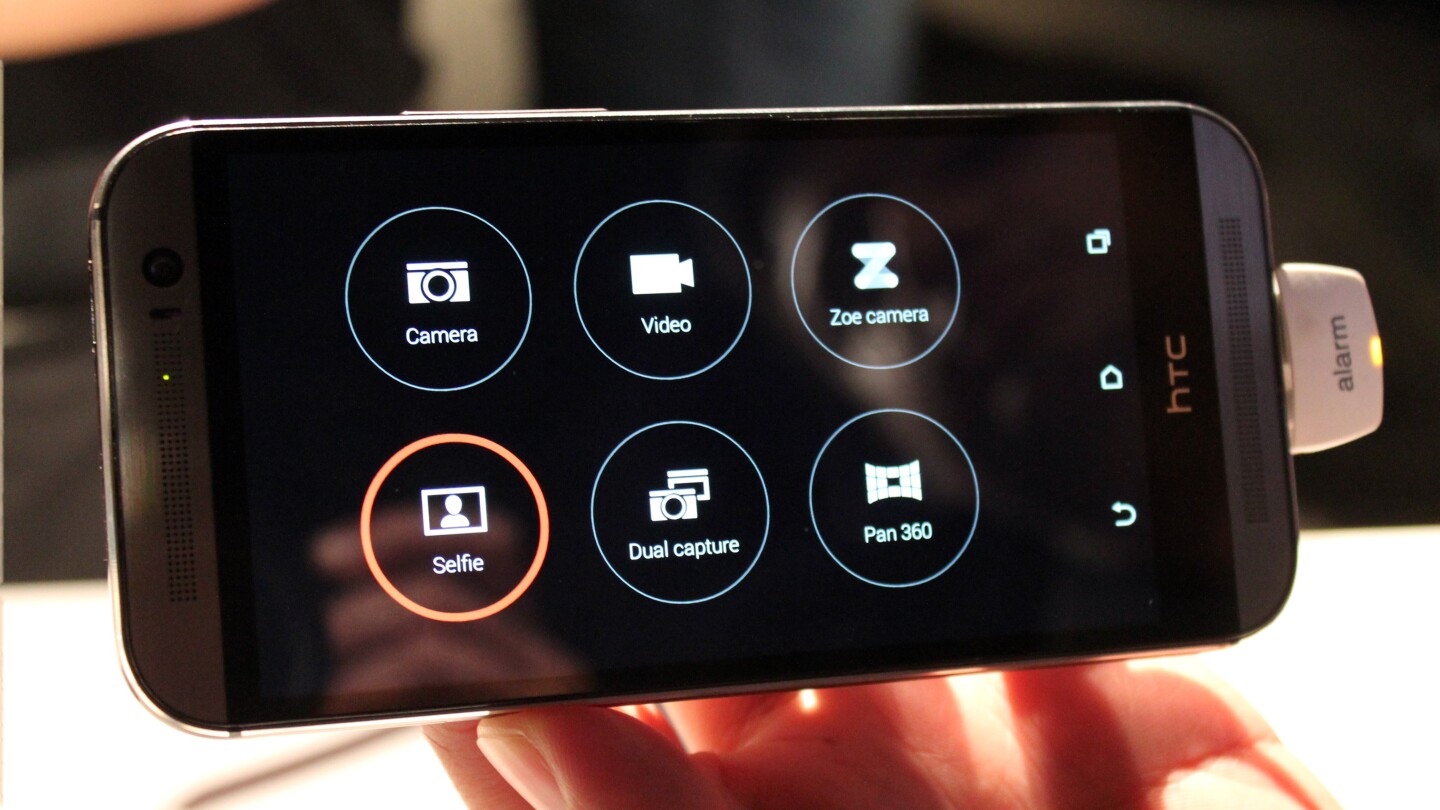 The HTC One M8 has a new Selfie mode