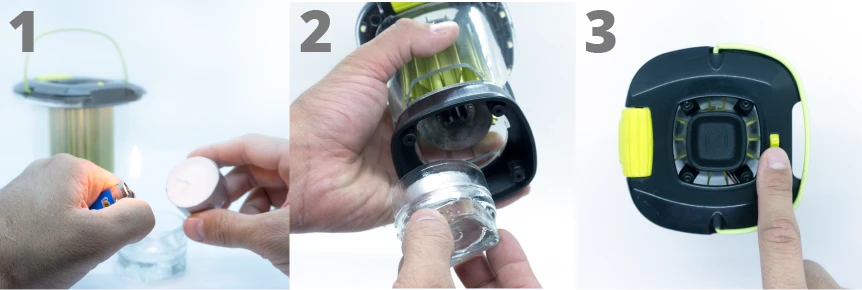 Assembling the Luminiser Lantern