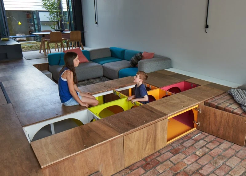 "Let's get a broom and sweep all the lego in from the top and sides," says the firm