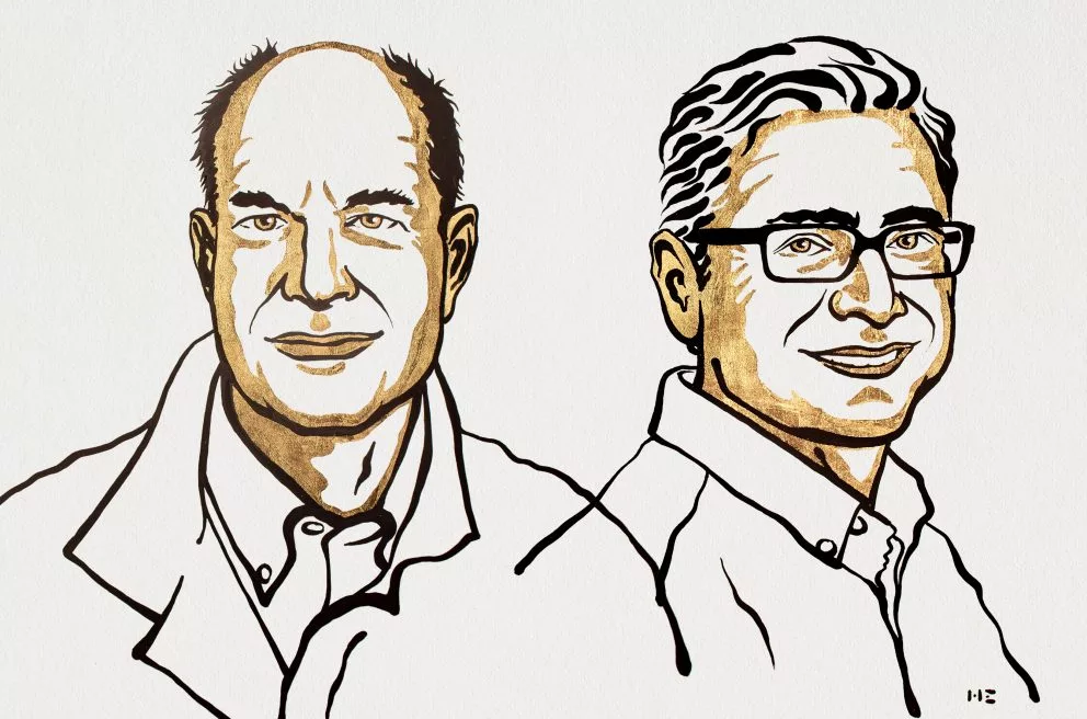 The official portraits of the 2021 Nobel Prize in Physiology or Medicine winners, David Julius and Ardem Patapoutian
