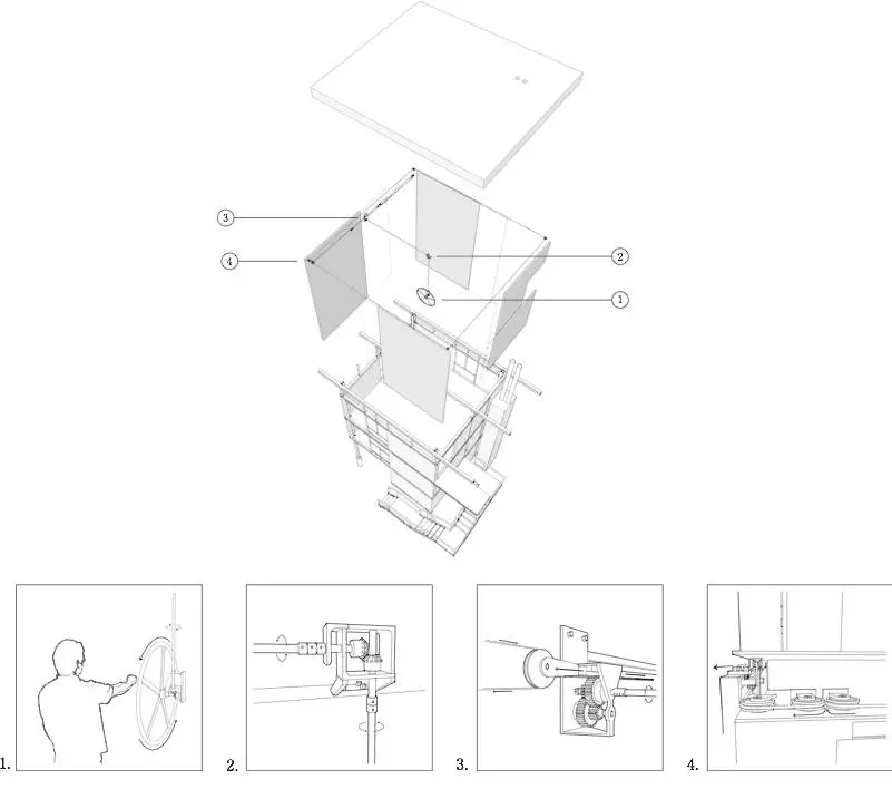 Schematic of the Delta Shelter (Image: Olson Kundig Architects)