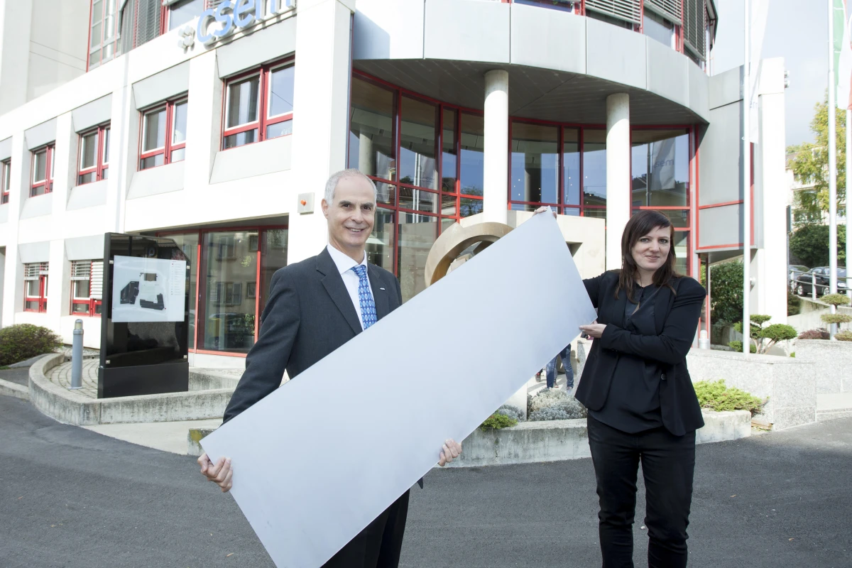 The white solar panel provides architects with more flexibility in using solar power systems