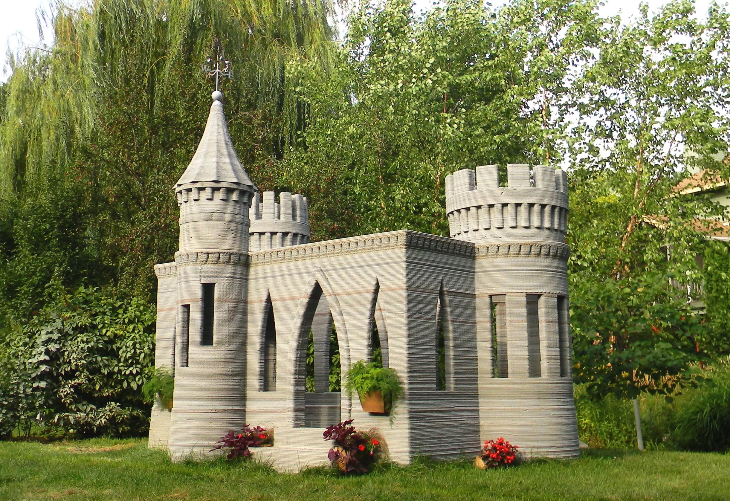 Andrey Rudenko's 3D-printed castle
