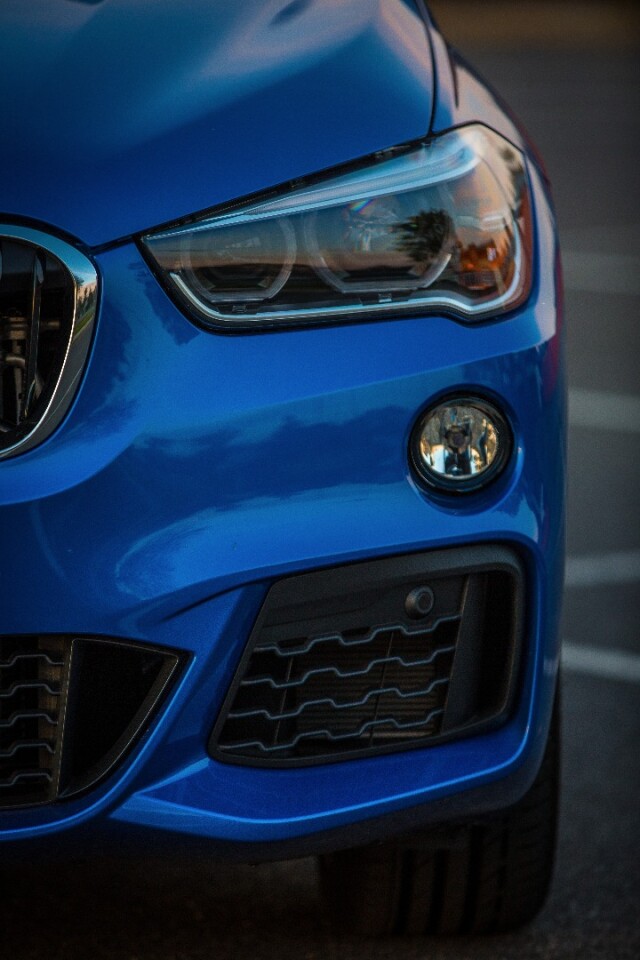 The M Sport package brings big air intakes, but they're purely for show