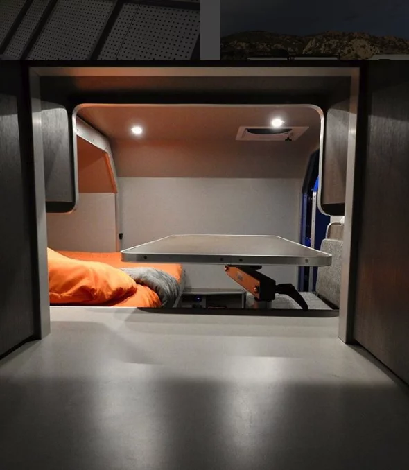 A handy feature on the OverKill S.O.5.10 is the pass-through from tailgate to cabin