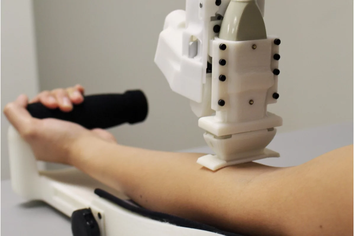 The Rutgers robot, doing what it does best