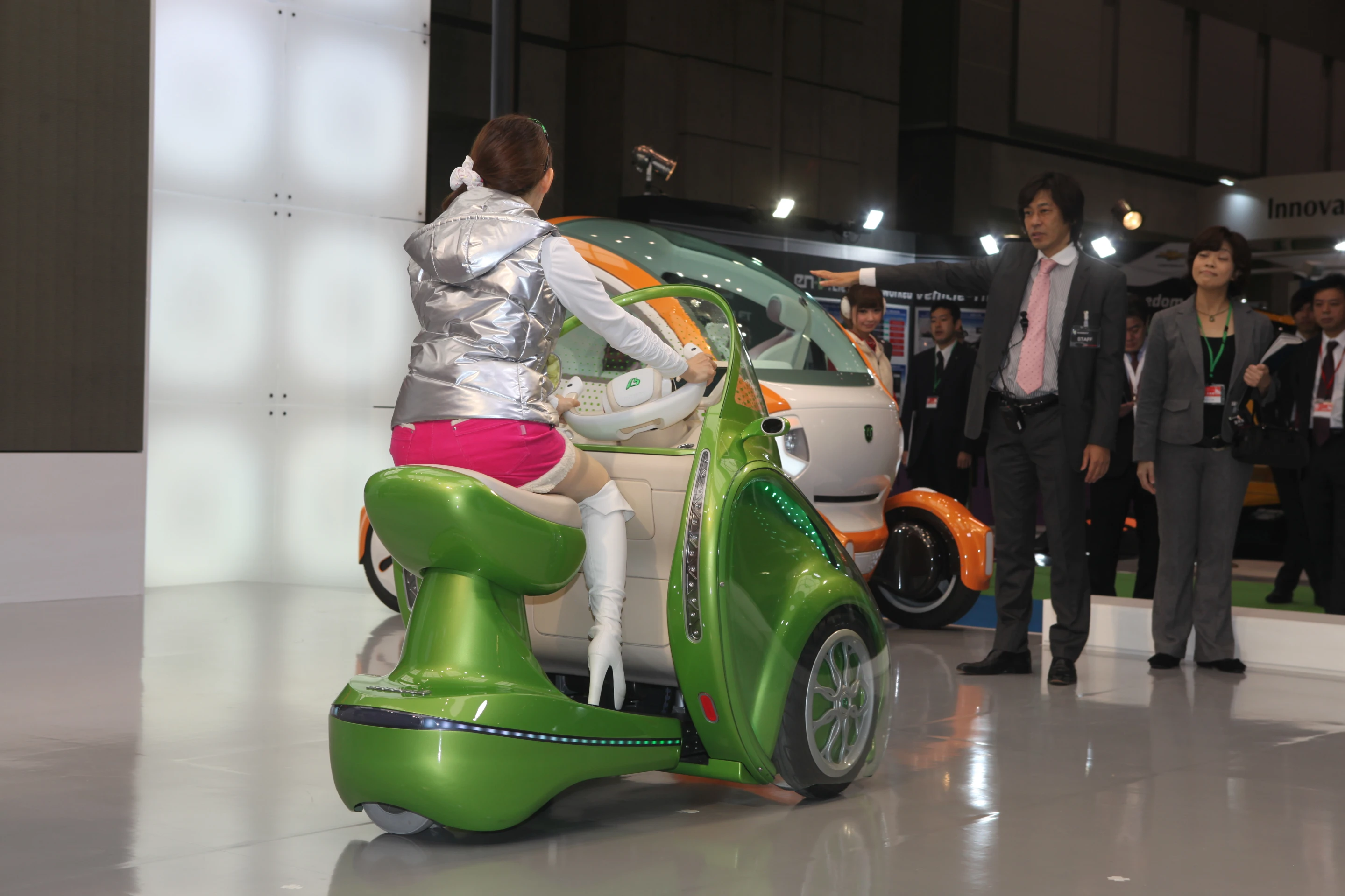 The Kobot beta concept vehicle at the 2011 Tokyo Motor Show