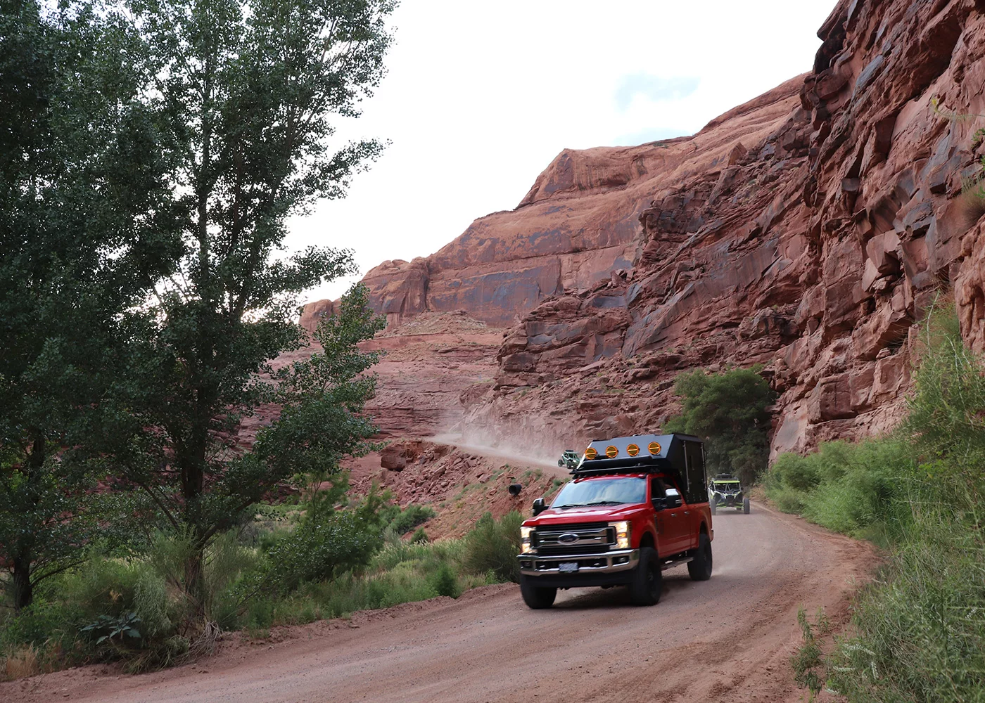 Like other truck toppers, the Far Out canopy is meant to get off the beaten path