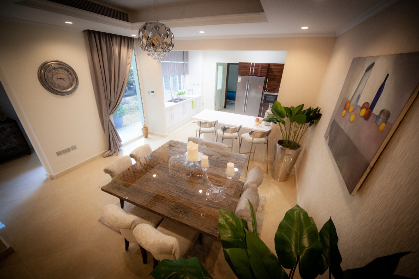 Inside a villa at the Dubai Sustainable City
