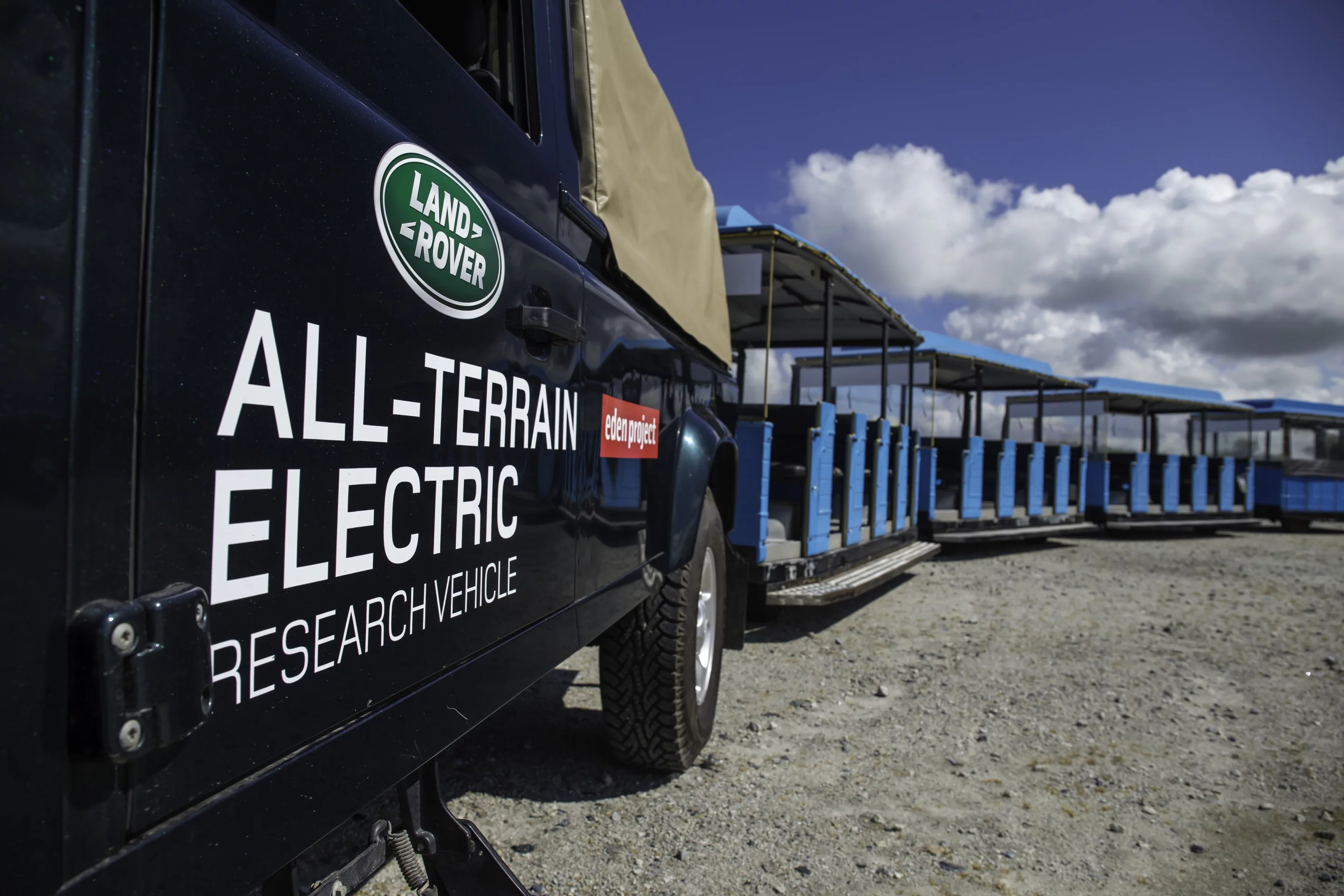 Eden Project Defenders receive a second battery in order to extend testing hours and enhance vehicle stability and weight distribution