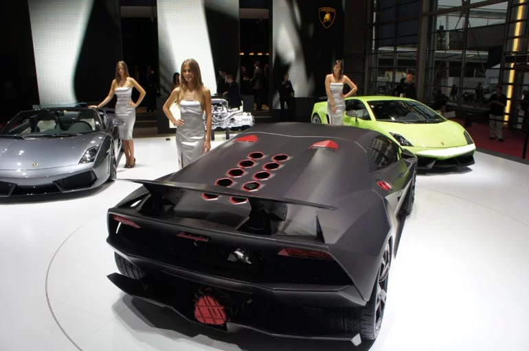 Lamborghini Sesto Elemento at the 2010 Paris Motor Show