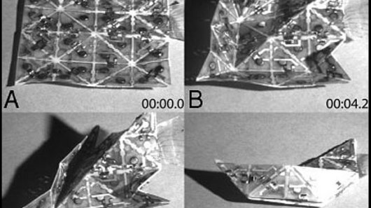 Shape shifting programmable matter