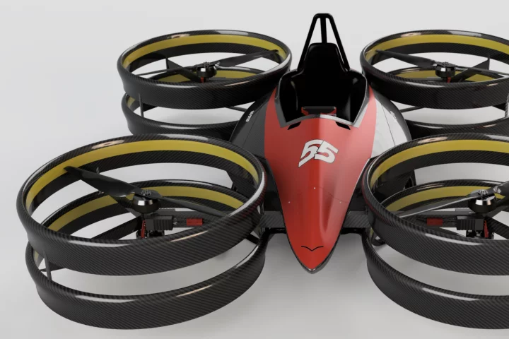 One charge of the AirKart's battery should be good for 15 minutes of closed-course, low-altitude flight time