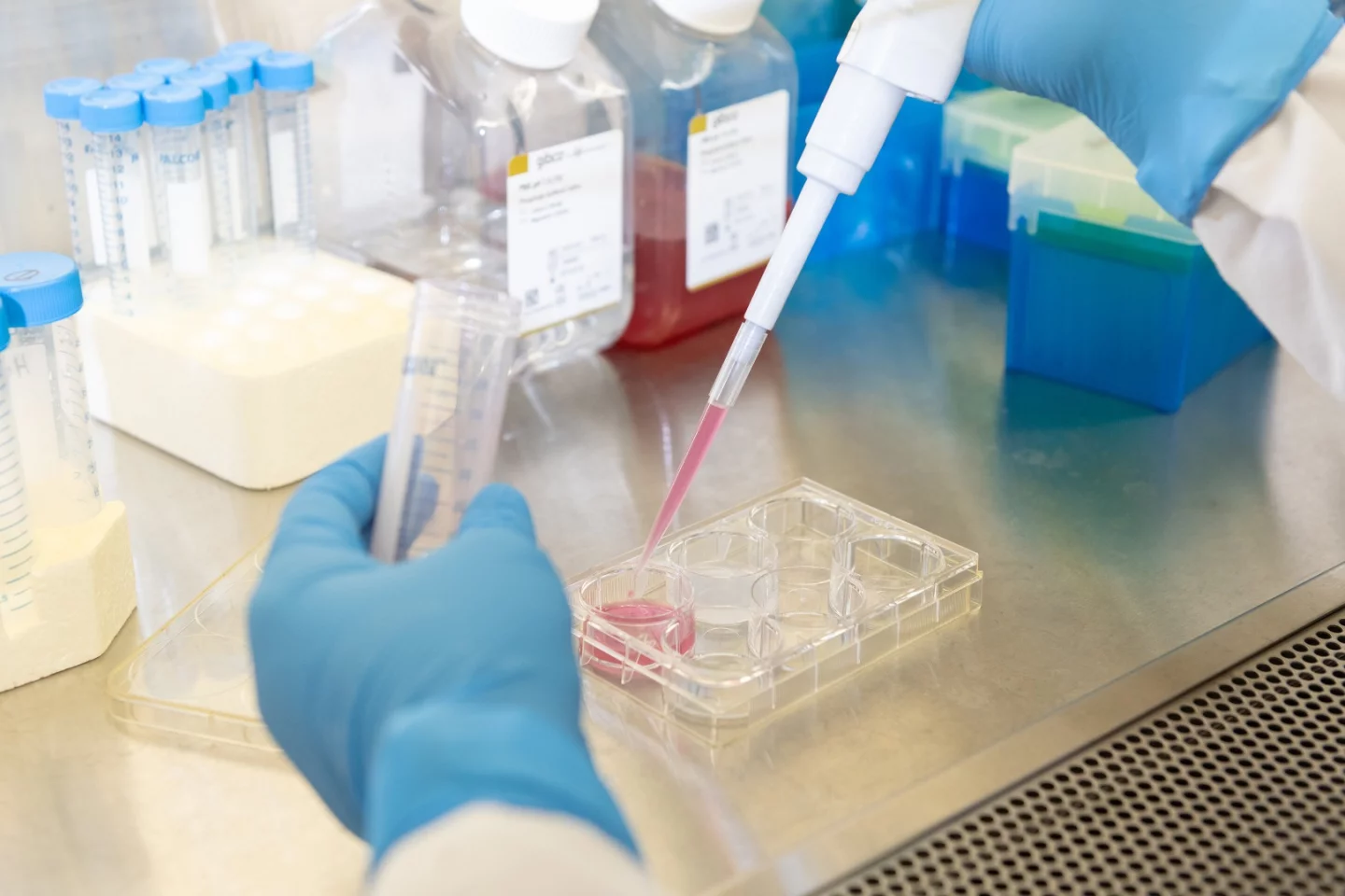 The tiny bottles are made to release drugs on demand when heated by an infrared laser