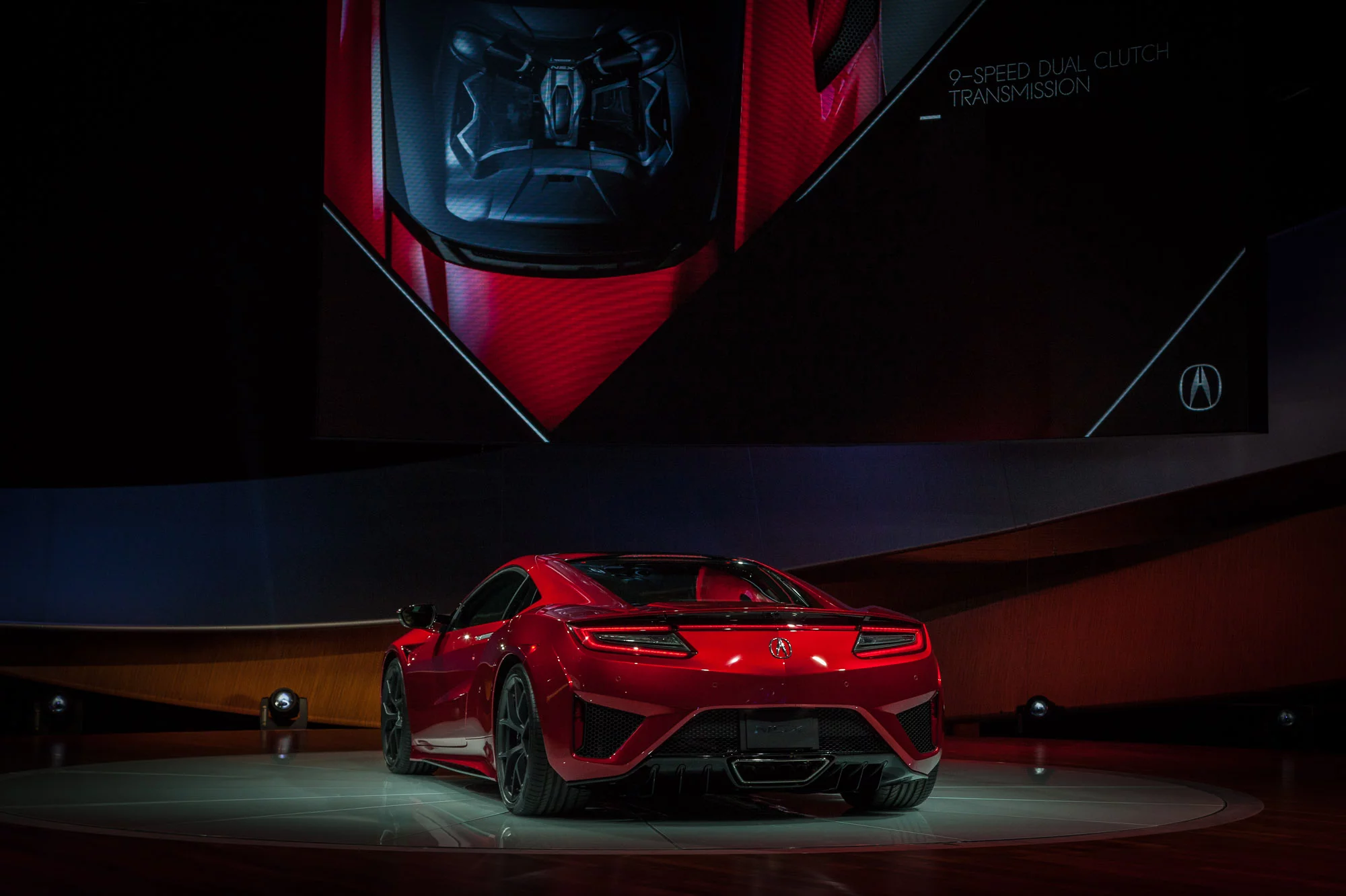 The production spec Acura NSX Version 2.0