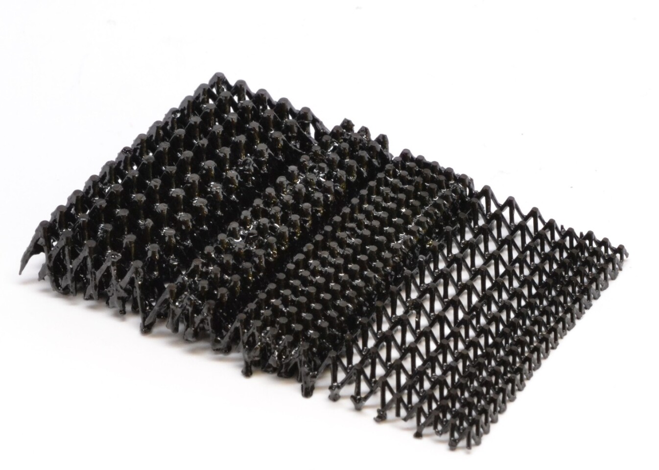 Ceramic material printed via HRL Laboratories 3D printing process