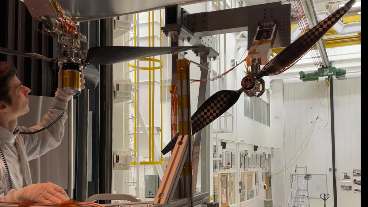 NASA pushes next-gen Mars helicopter rotors through the sound barrier