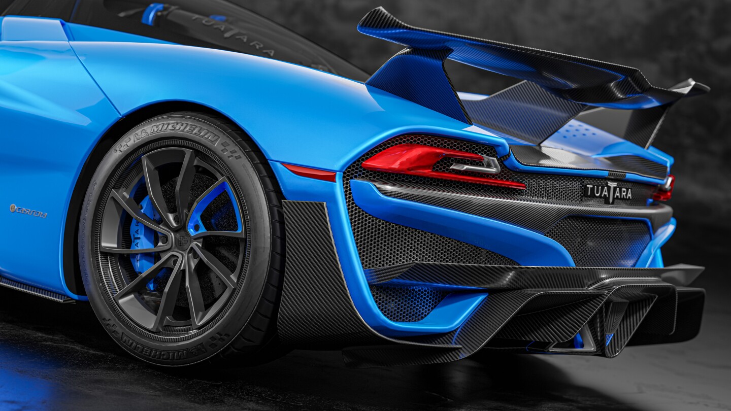 SSC gives the Tuatara a shelf's worth of rear diffuser