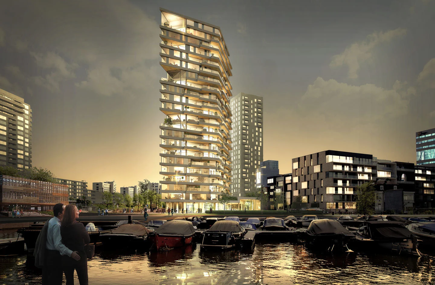 Haut will rise to a height of 73 m (240 ft) and is expected to be completed by 2019