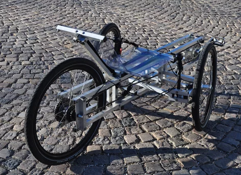 All parts such as wheels, pedals, and seats are standard features that can be commonly acquired from hardware stores or bicycle shops