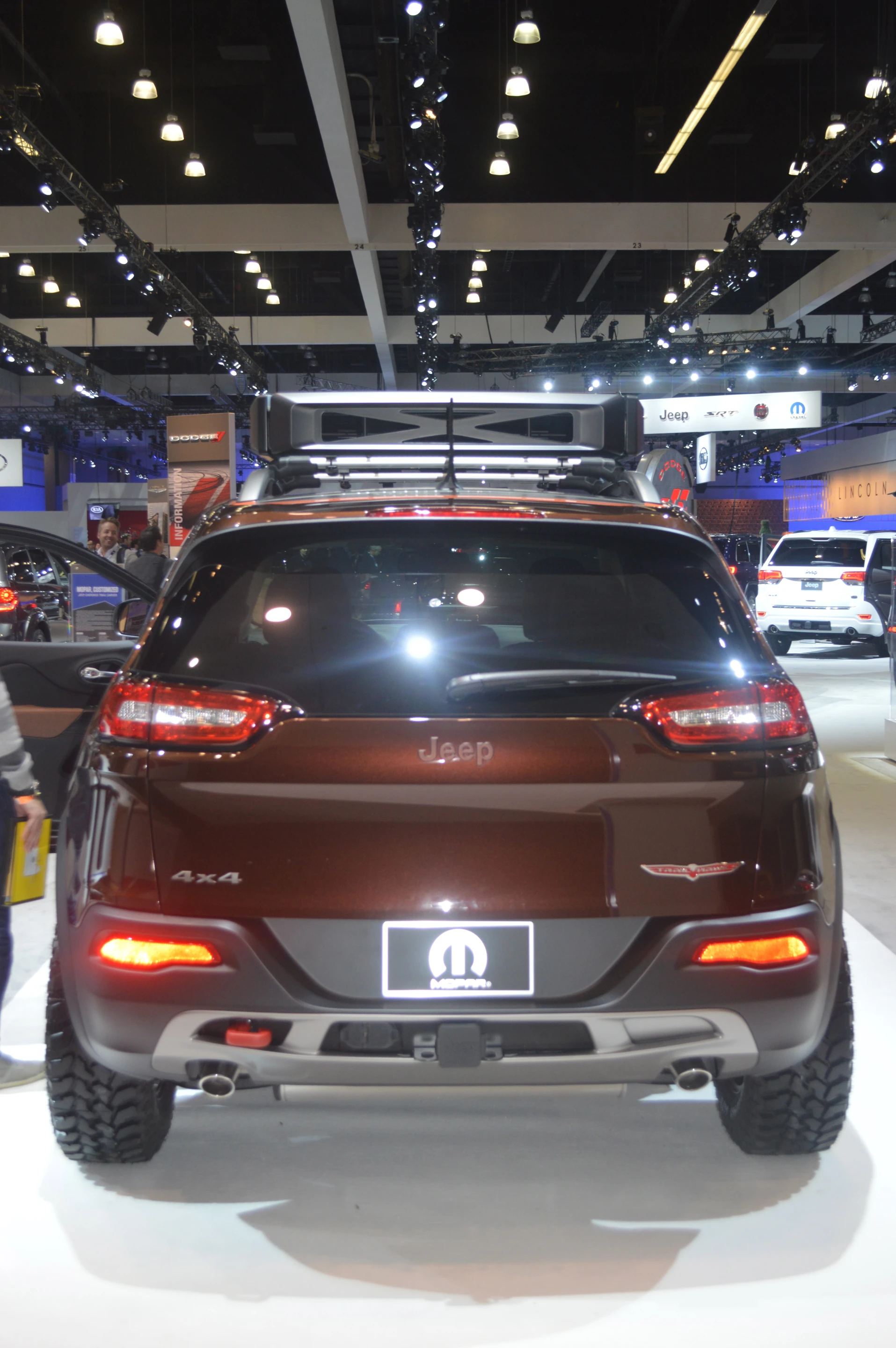 The Jeep Cherokee Trail Carver is based on the Cherokee Trailhawk package