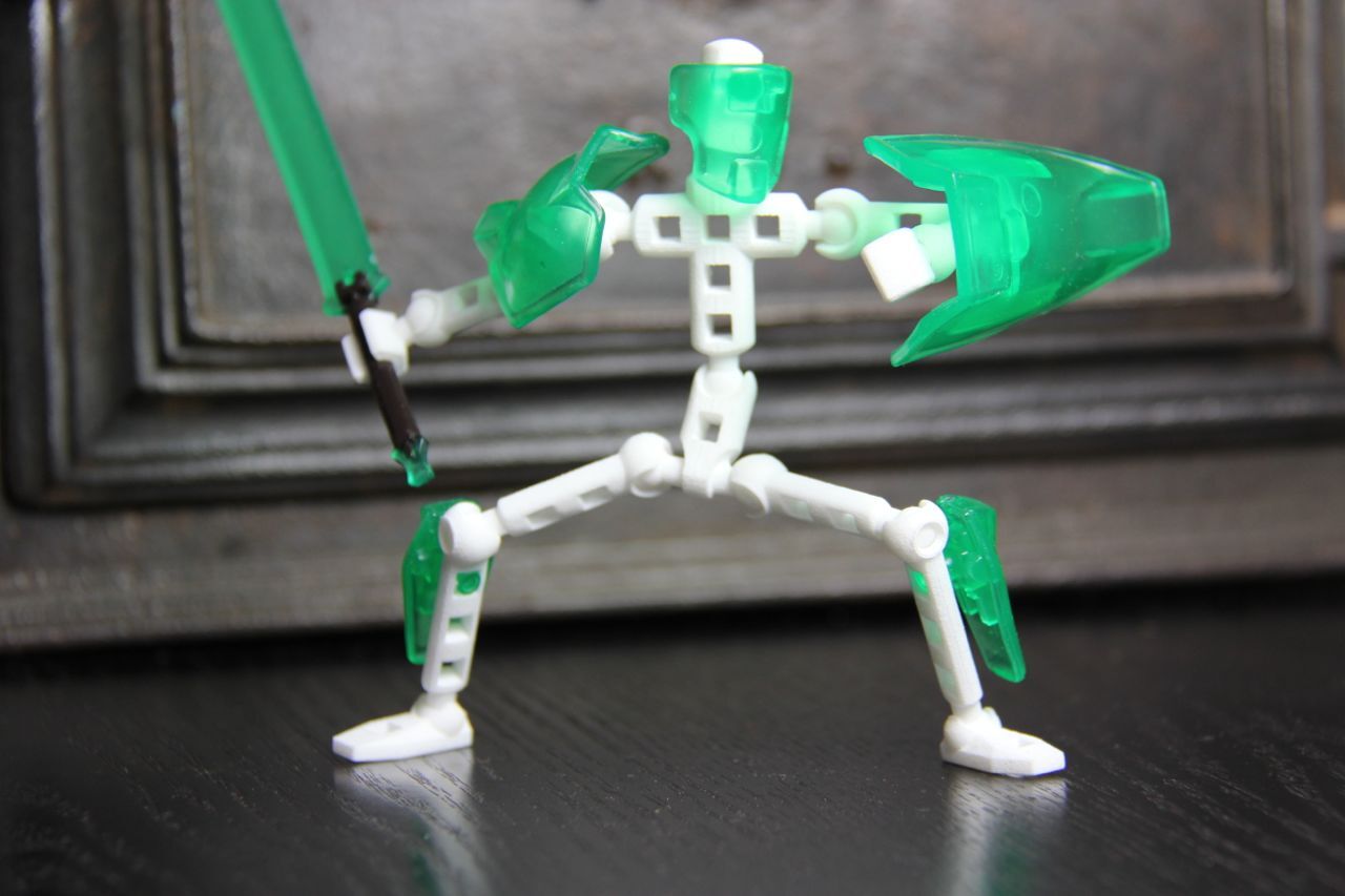 Different colors and material properties are available, giving the user the freedom to choose how their toy will look (Photo: Wayne Losey)