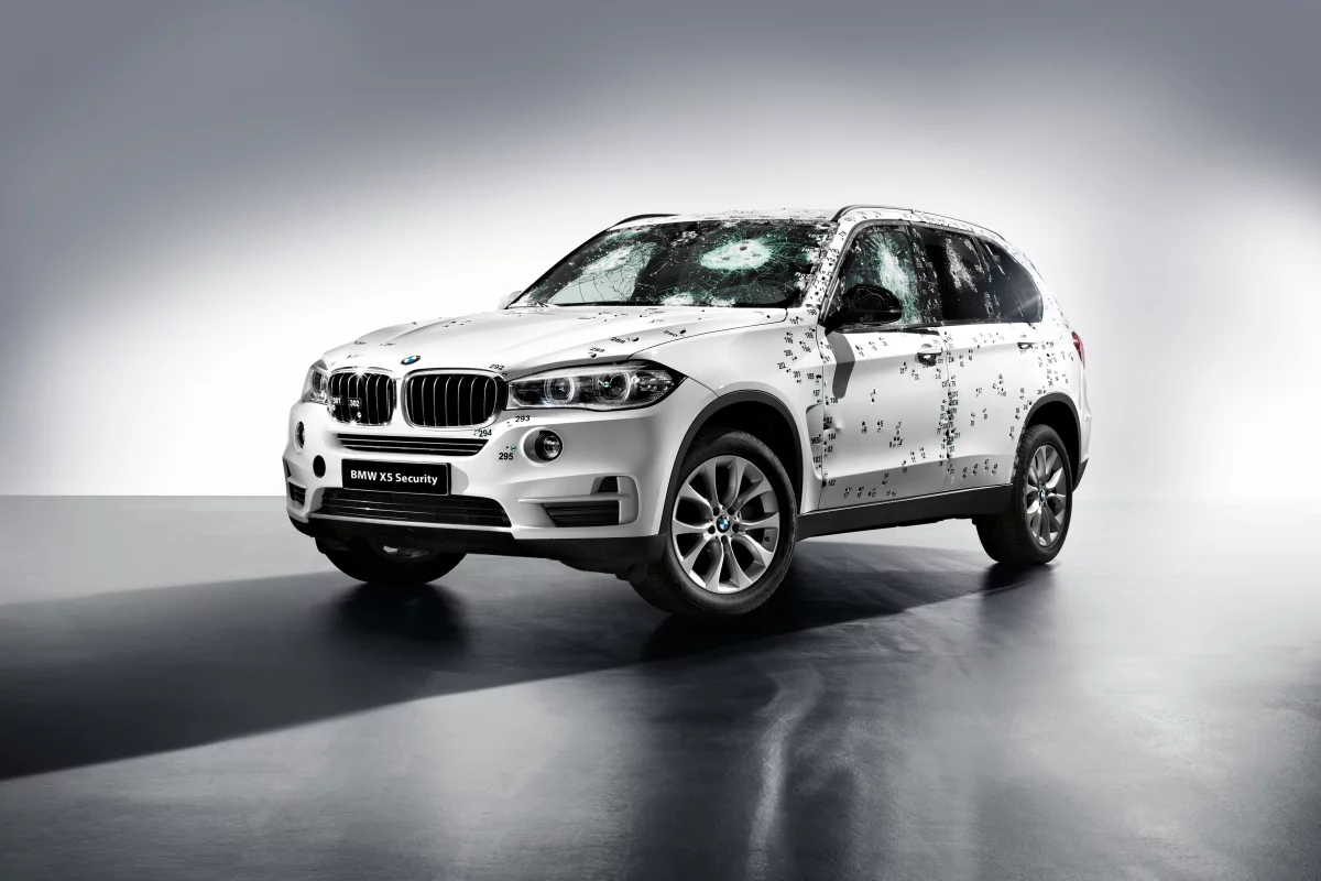 The X5 Security Plus is rated to VR6 for ballistic protection
