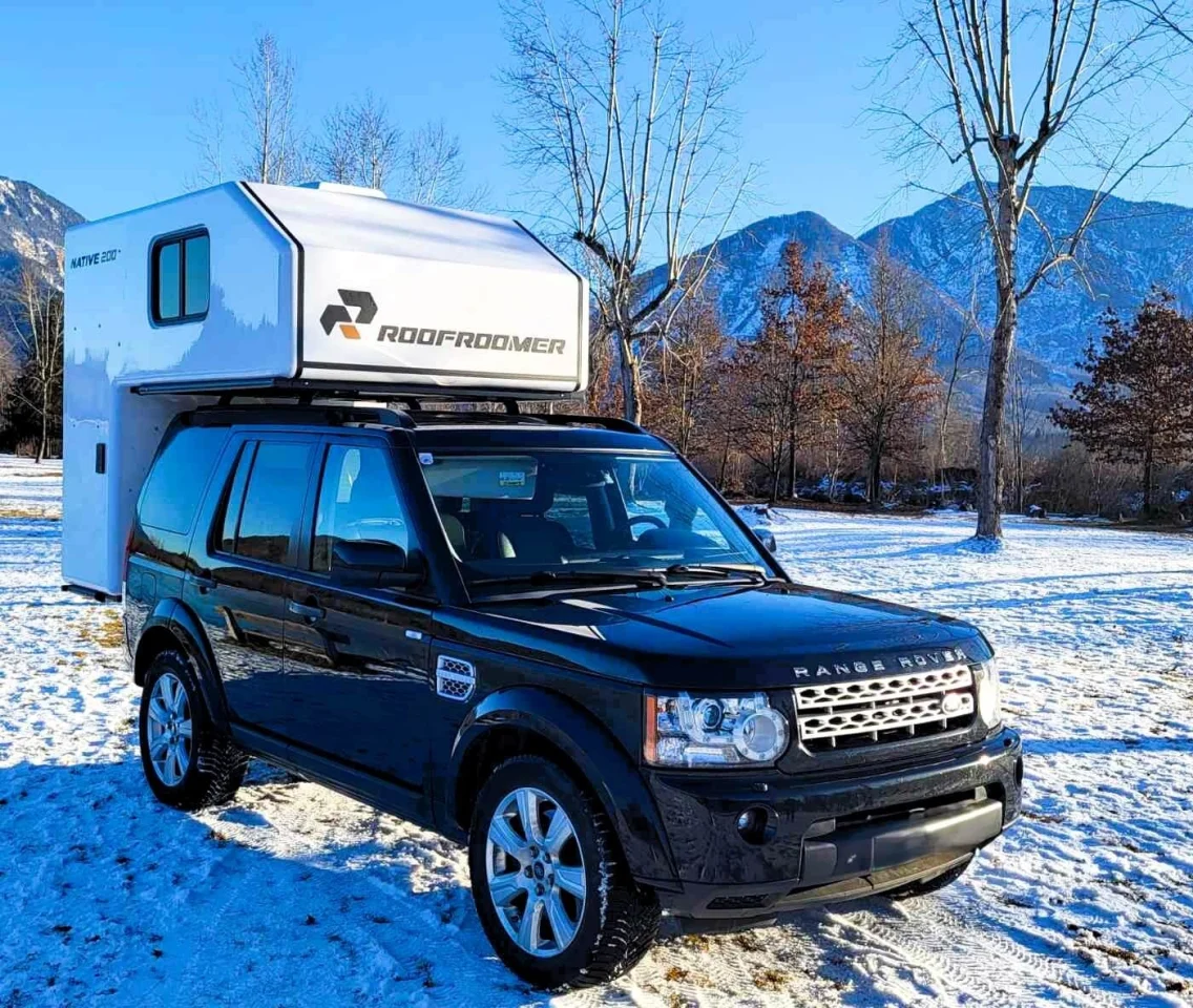 Native 200 Roofroomer universal rooftop-hitch car camping pod