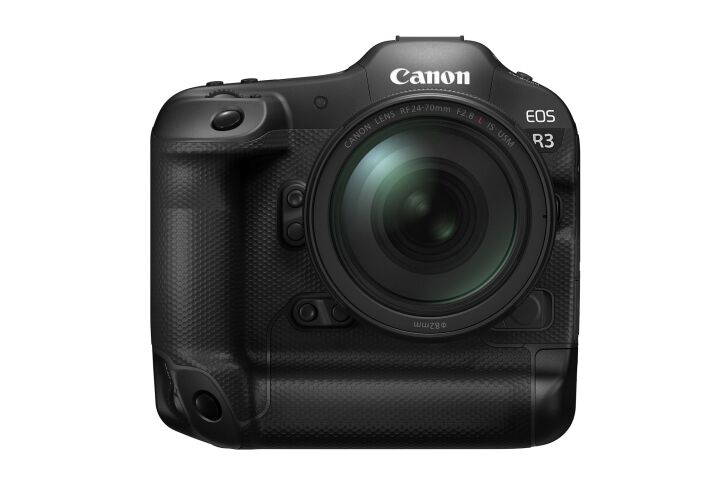 The EOS R3 full-frame mirrorless camera rocks a dual-grip, weather-sealed body and packs a brand-new image sensor, more capable subject-tracking autofocus, and offers continuous shooting at up to 30 fps