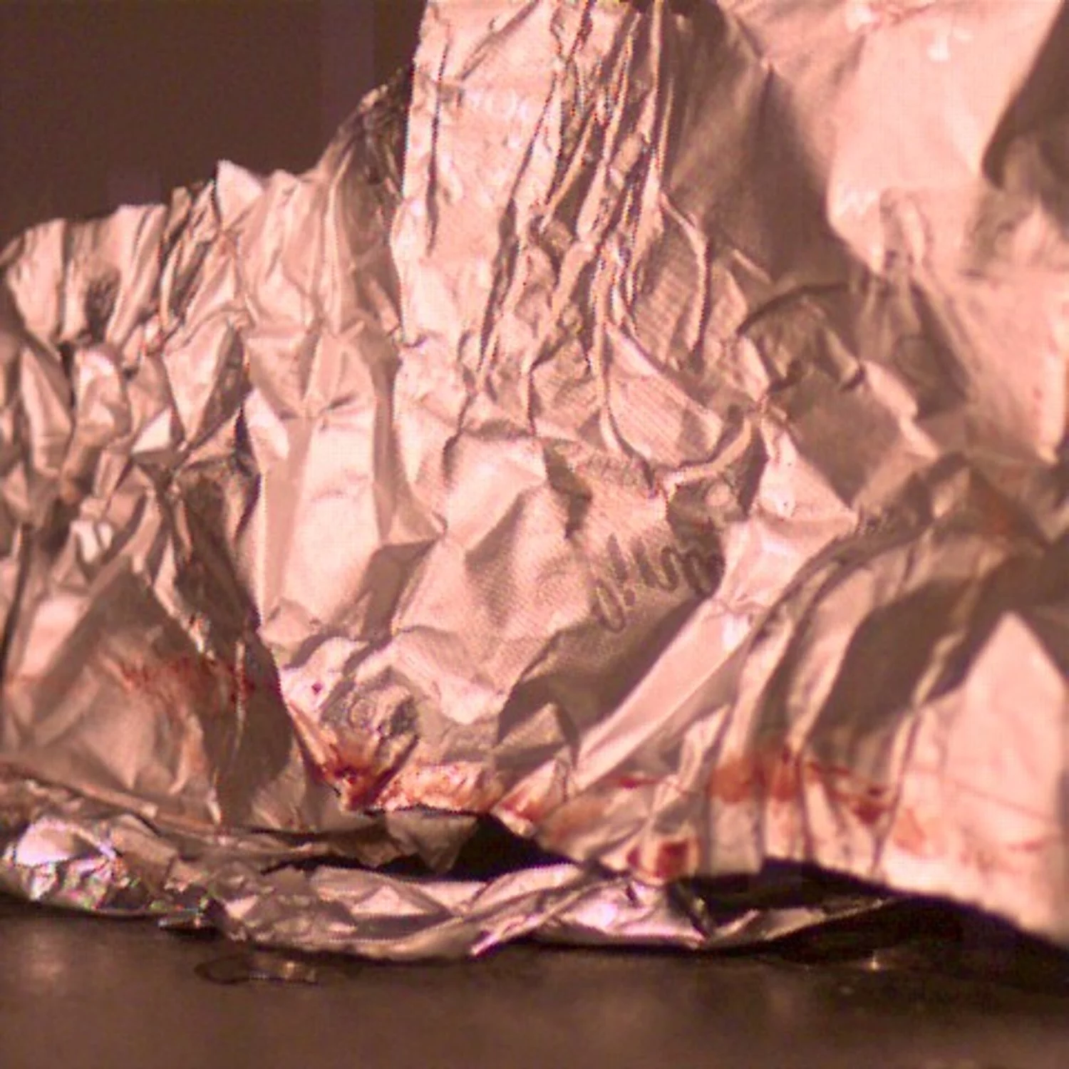 The visual microphone recovered sound from a foil wrapper
