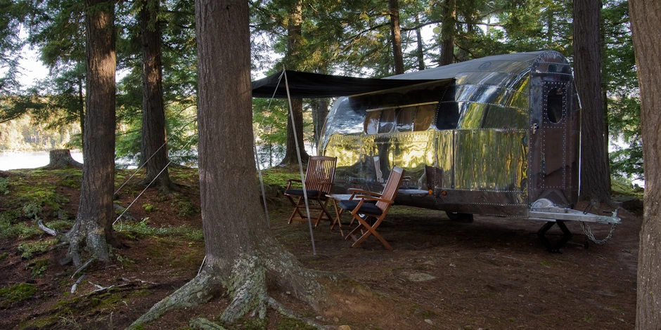 The Bowlus Road Chief with canopy