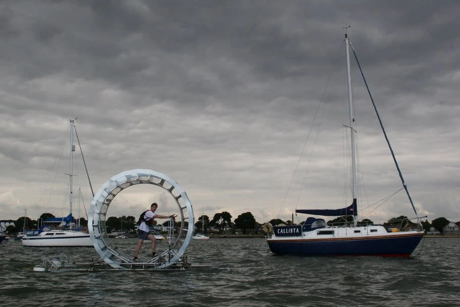 Harsh weather conditions forced Todd to abort the Irish Sea mission after approximately eight and a half hours and 42 kilometers (26 miles) into the journey