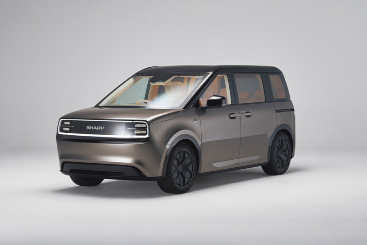 Sharp's EV concept wants to be your personal theater on wheels