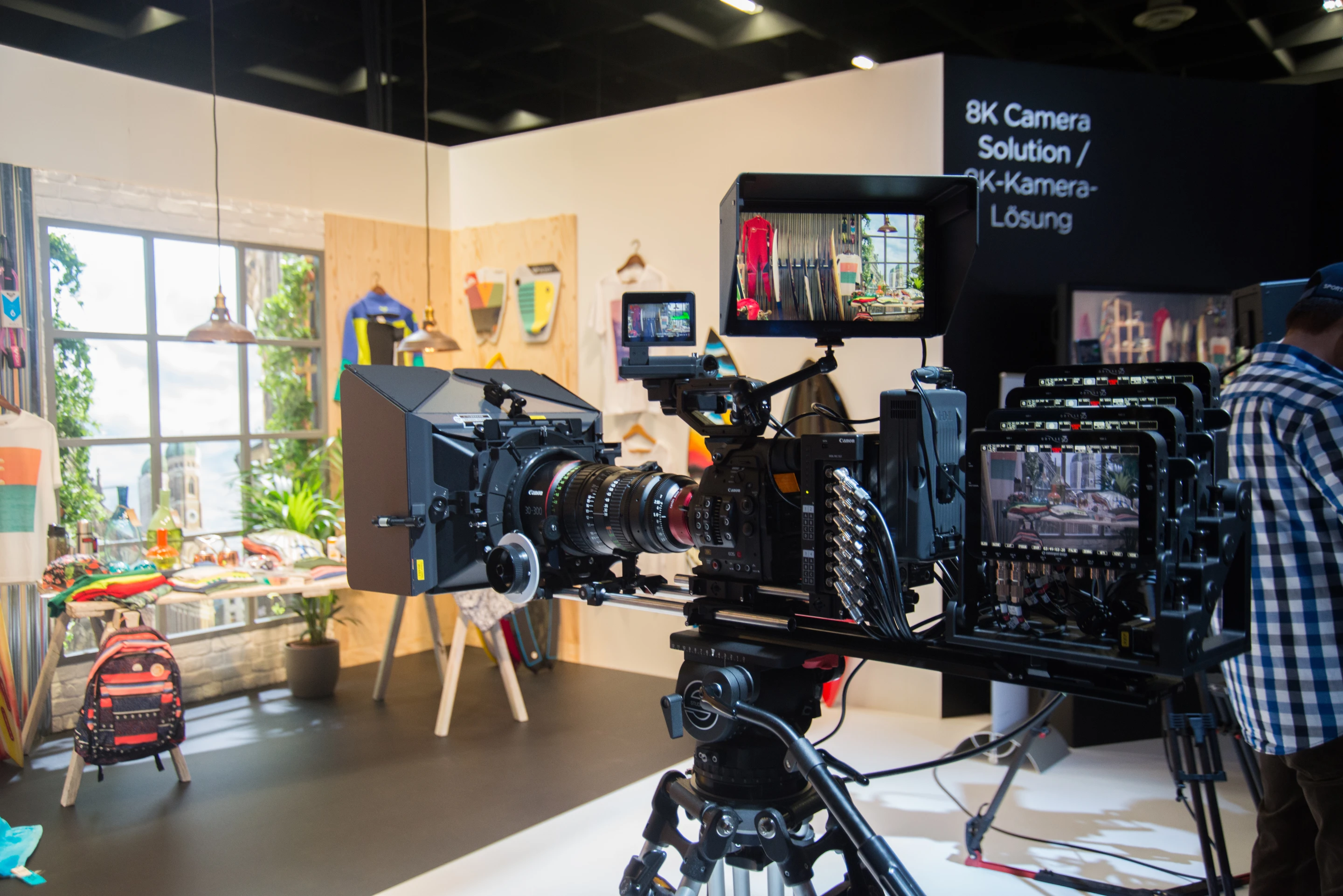 Canon gave Photokina visitors a glimpse of the future with this concept 8K video rig