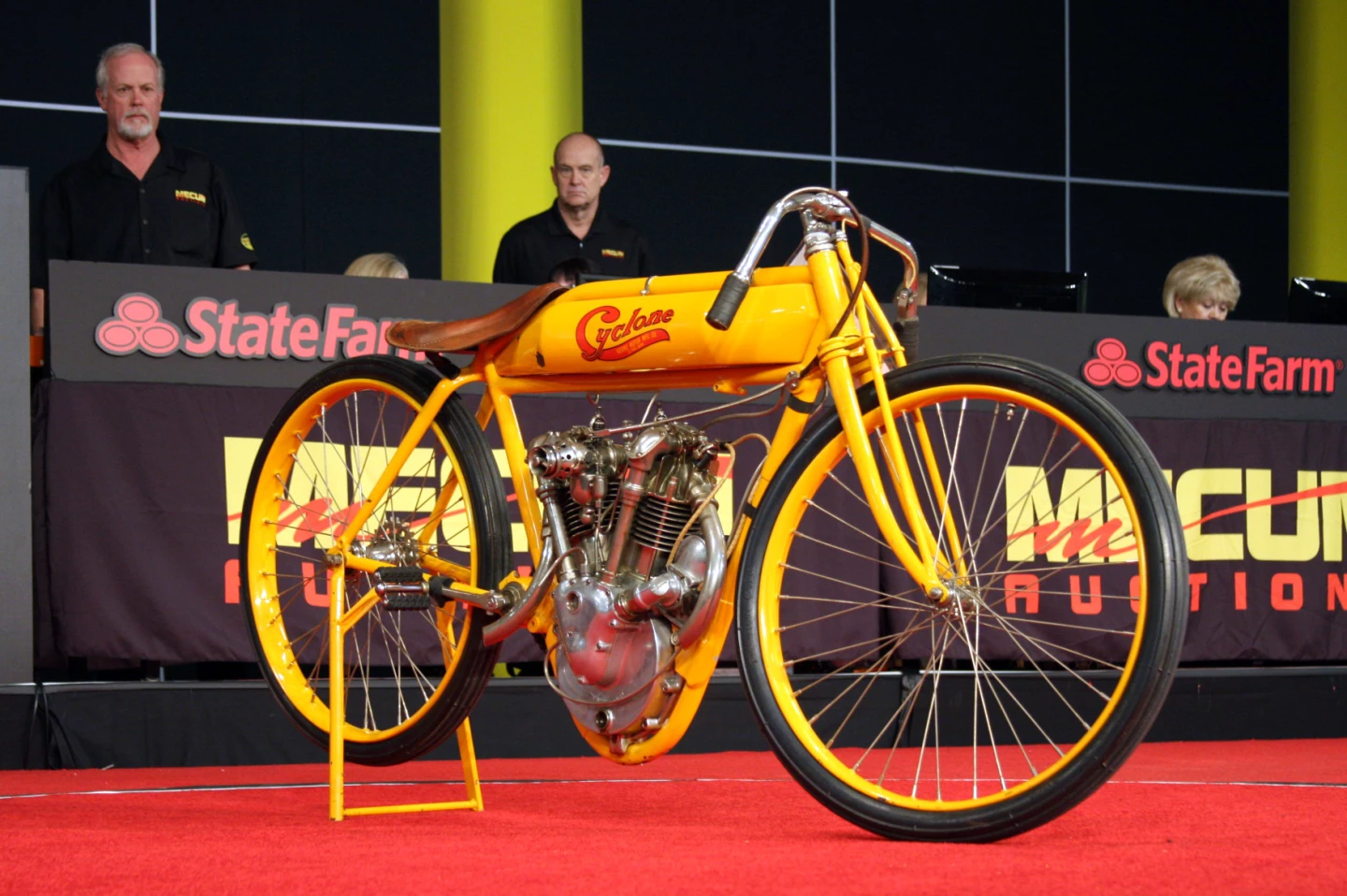 Only 13 Cyclones are known to exist, and this one was owned by Steve McQueen, so it's understandable it set a world record of US$852,500 at the auction of the E.J. Cole Collection in March, 2015. We did an extensive article on the bike in the lead up to the auction. Image: Somer Hooker