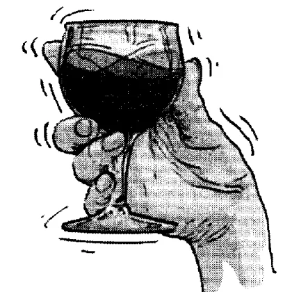 The principle is the same as that of sloshing wine in a glass