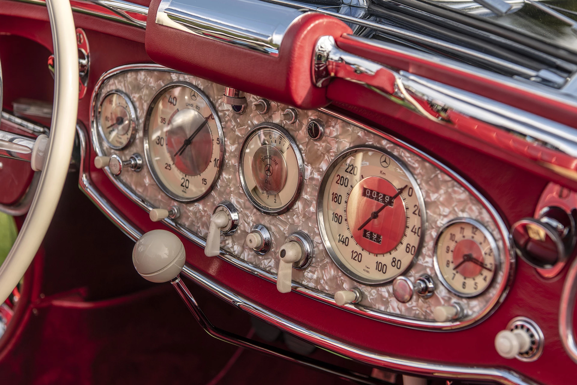This monumentally large and remarkably photogenic 1938 Mercedes-Benz 540K Spezial Roadster won the 2021 Rolex Best of Show award at the Quail, a Motorsport Gathering. There are quite a few images of this beast in the gallery section and it is one of the most visually arresting automobiles you'll ever see.