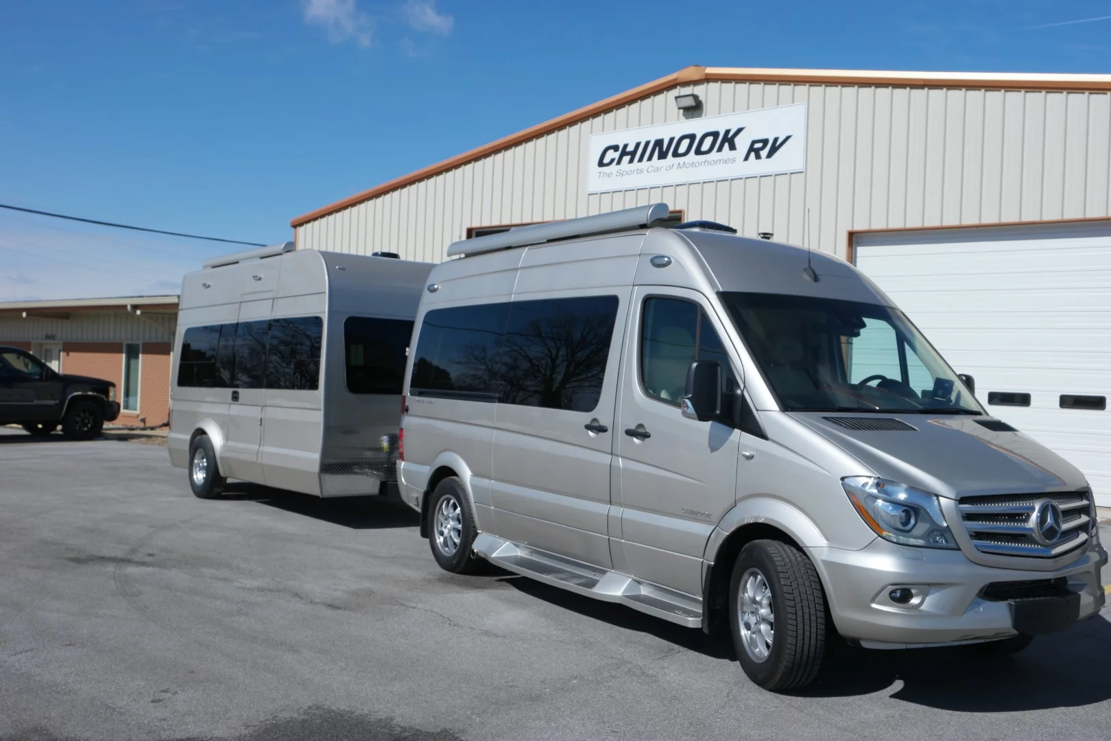 Chinook prepares to roll out with its camper-trailer combo