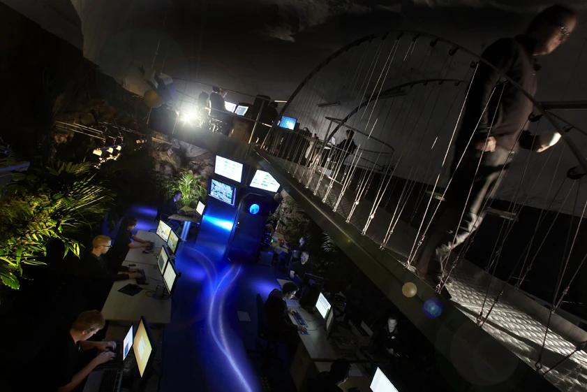 HQ for the Swedish internet server provider, Bahnhof (Image from Bahnhof)