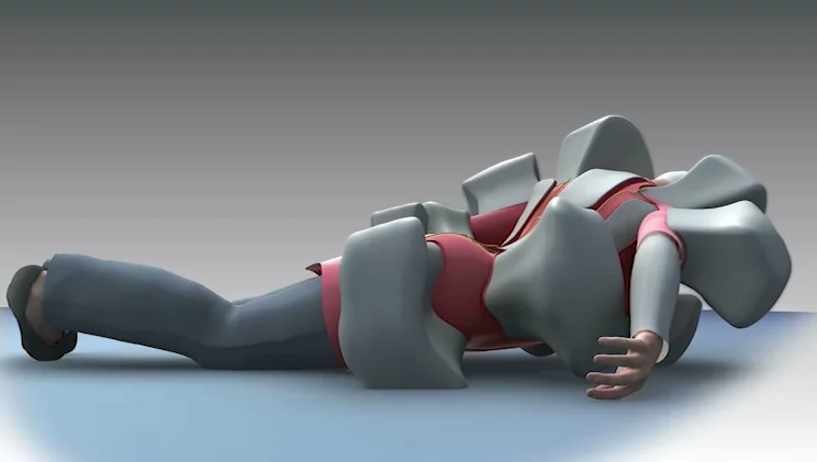 In its simplest form, the i Gel system protects from basic falls around the home and neighborhood