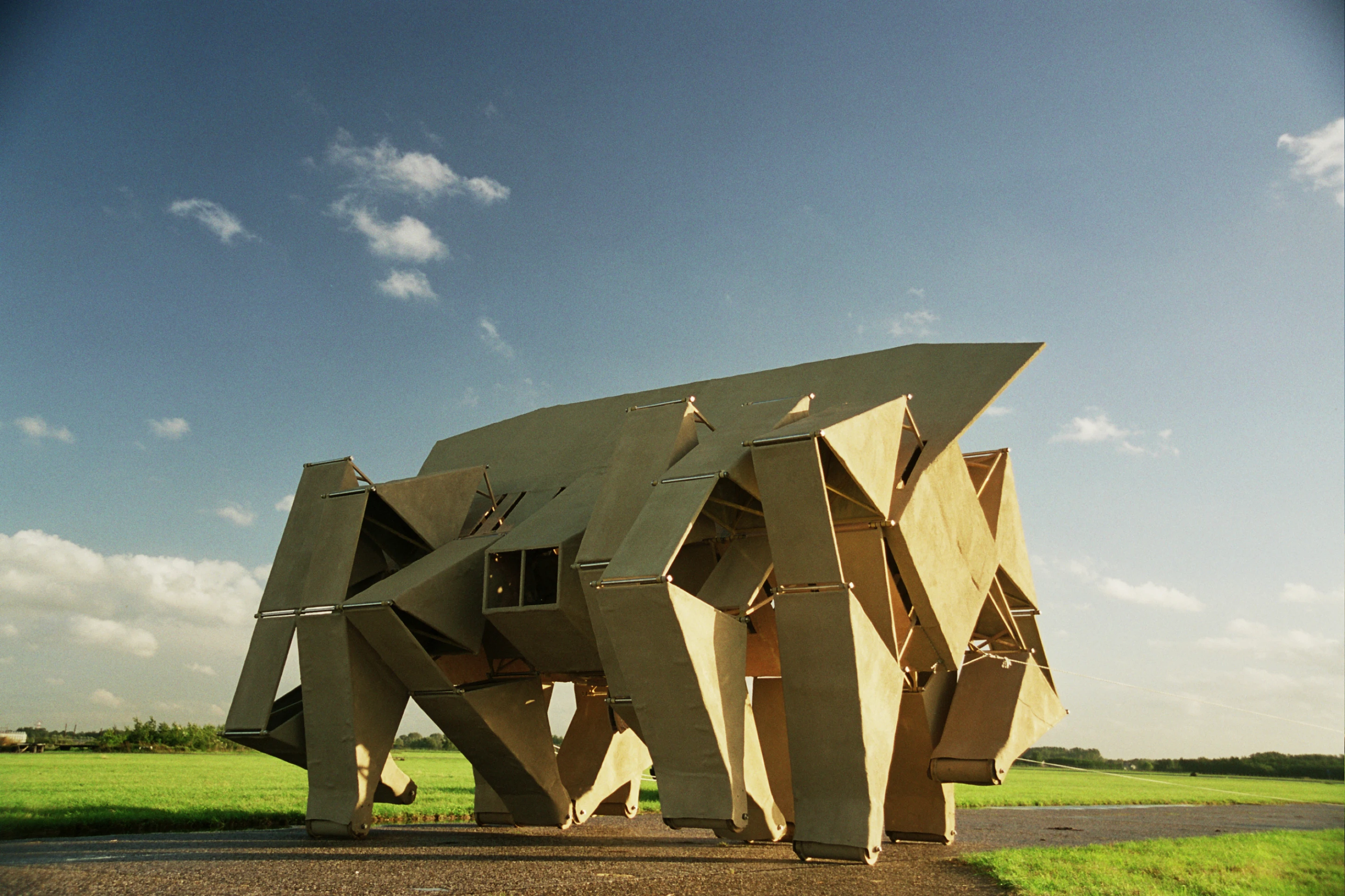 The Animaris Rhinoceros has a cockpit and room for a few people to sit in it (Photo: Theo Jansen)