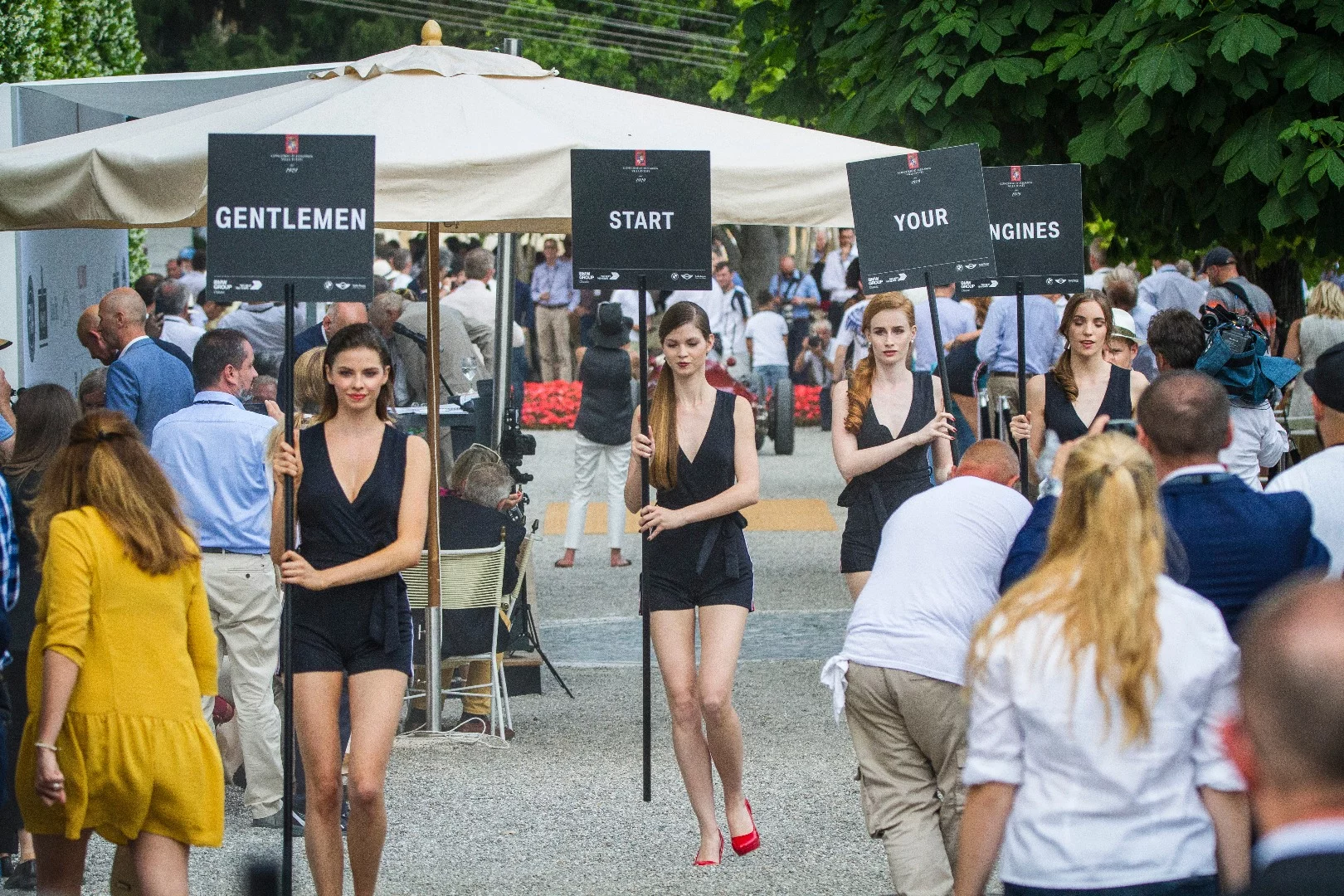 The historic and beautiful grounds of Villa d'Este and Villa d'Erba form an ideal backdrop for the Concorso d'Eleganza